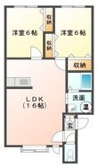 写真:Mハイツ美園5 2階203の間取図