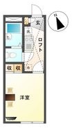 春日部市道口蛭田の間取図
