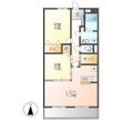 プレジールⅡの間取図