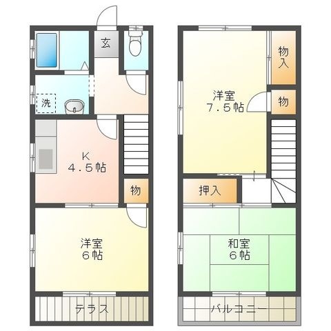拡大写真:春日部市南3丁目 103の間取り