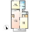 南埼玉郡宮代町字中島の間取図