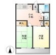 シティハイム池ノ端の間取図