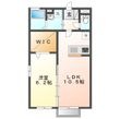 春日部市上蛭田の間取図
