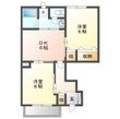 プリムローズK Bの間取図