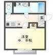 春日部市上蛭田の間取図