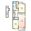 パストラルハイツAの間取図