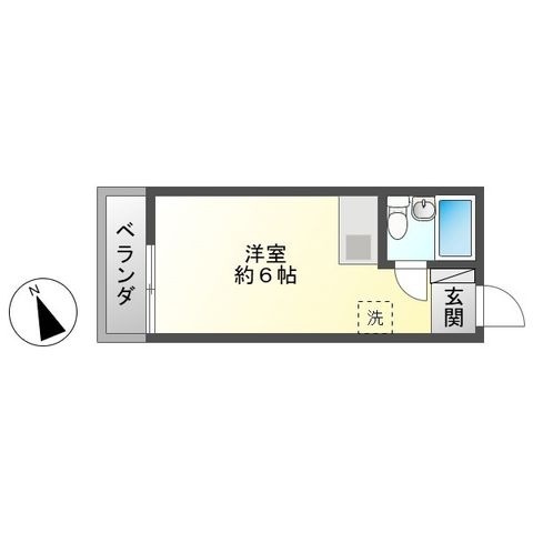 拡大写真:南埼玉郡宮代町本田5丁目 2階202の間取り