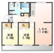 川崎市宮前区有馬9丁目の間取図