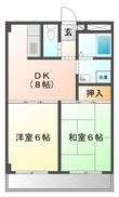 川崎市高津区末長1丁目の間取図