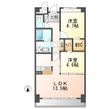 プレシャスコートの間取図