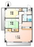 サニーハイツ林の間取図