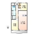 高杉ハイツ丹羽の間取図