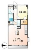La　Douceur山王の間取図