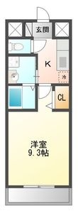 ボヌール津金の間取図
