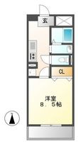 ベイシティ桔梗Ⅴの間取図