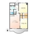 ラヴィアンローズBの間取図