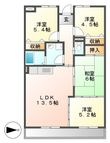 第3グランドハイツ服部の間取図