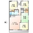 第3グランドハイツ服部の間取図
