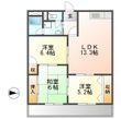 入場ハイツの間取図