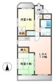 ハイツみのるの間取図
