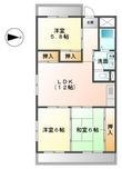 第5グランドハイツ服部の間取図