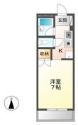 アヴェニュー高畑の間取図