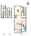 アリビエ Ⅰの間取図