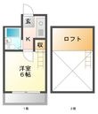 リバティー荒子の間取図