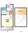 リバティー荒子の間取図