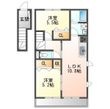グレーシア中郷Bの間取図