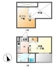 Haus Ruhe 高畑 (ハウスルーエタカバタ)の間取図