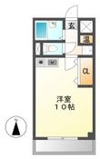 ライジングハイツの間取図