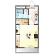 セナコーポ稲永の間取図