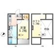 写真：ボルツァーノ2階の間取図