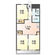 コーニッシュ西中島の間取図