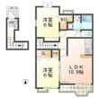 名古屋市中川区小本本町1丁目の間取図