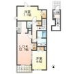 名古屋市中川区八剱町1丁目の間取図