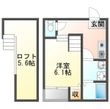 写真：VILLETTA SASASHIMA1階の間取図