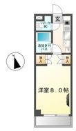 ラヴィアンローズⅡの間取図