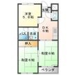 長瀬ロイヤルレジデンスＢ棟の間取図