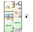 長瀬ロイヤルレジデンスＢ棟の間取図