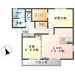 セットレーヴ弐番館の間取図