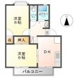 ベルピア花里Aの間取図