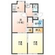西沖マンションの間取図