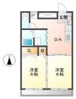 東信ハイツEの間取図