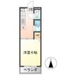東信ハイツEの間取図