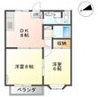 フラット材木町の間取図