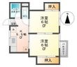 写真：コーポミヤモト3階の間取図