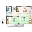 柳沢アパート1の間取図