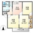 アステールinそめや台B棟の間取図